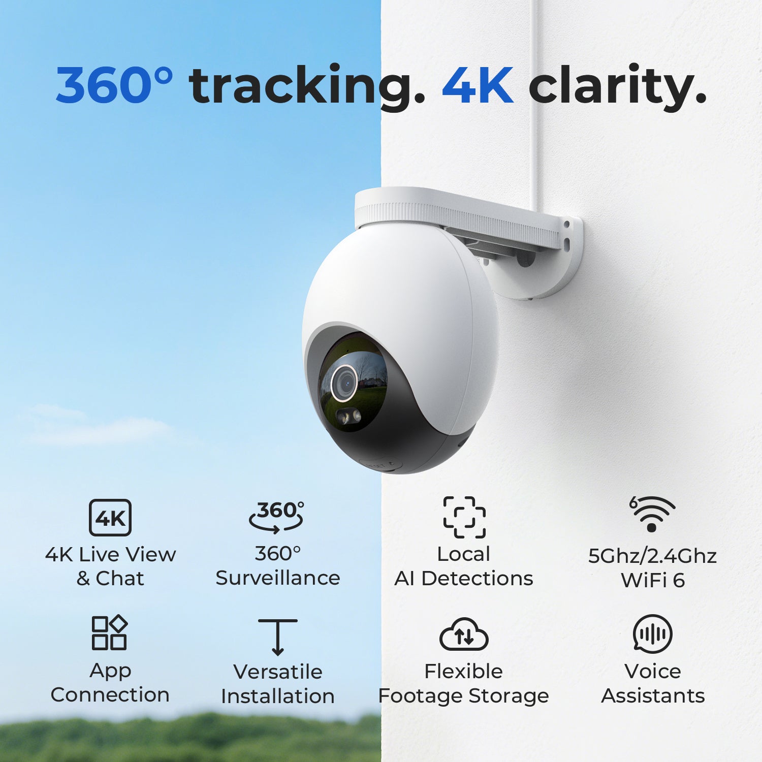 【Coming Soon】IMILAB EC6 Pro 4K WiFi Plug-in Spotlight Camera