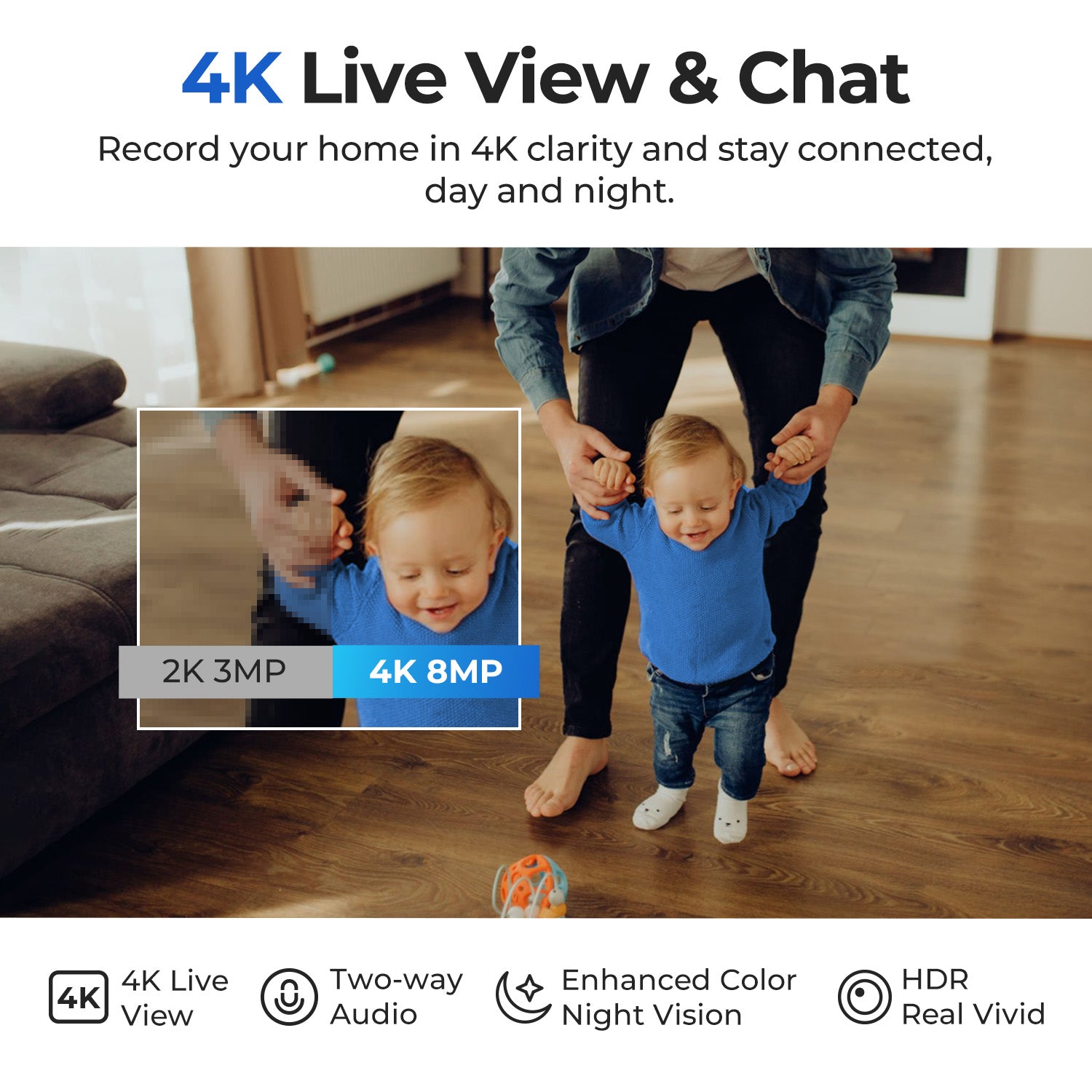 IMILAB C40 4K WiFi Plug-in Indoor Camera