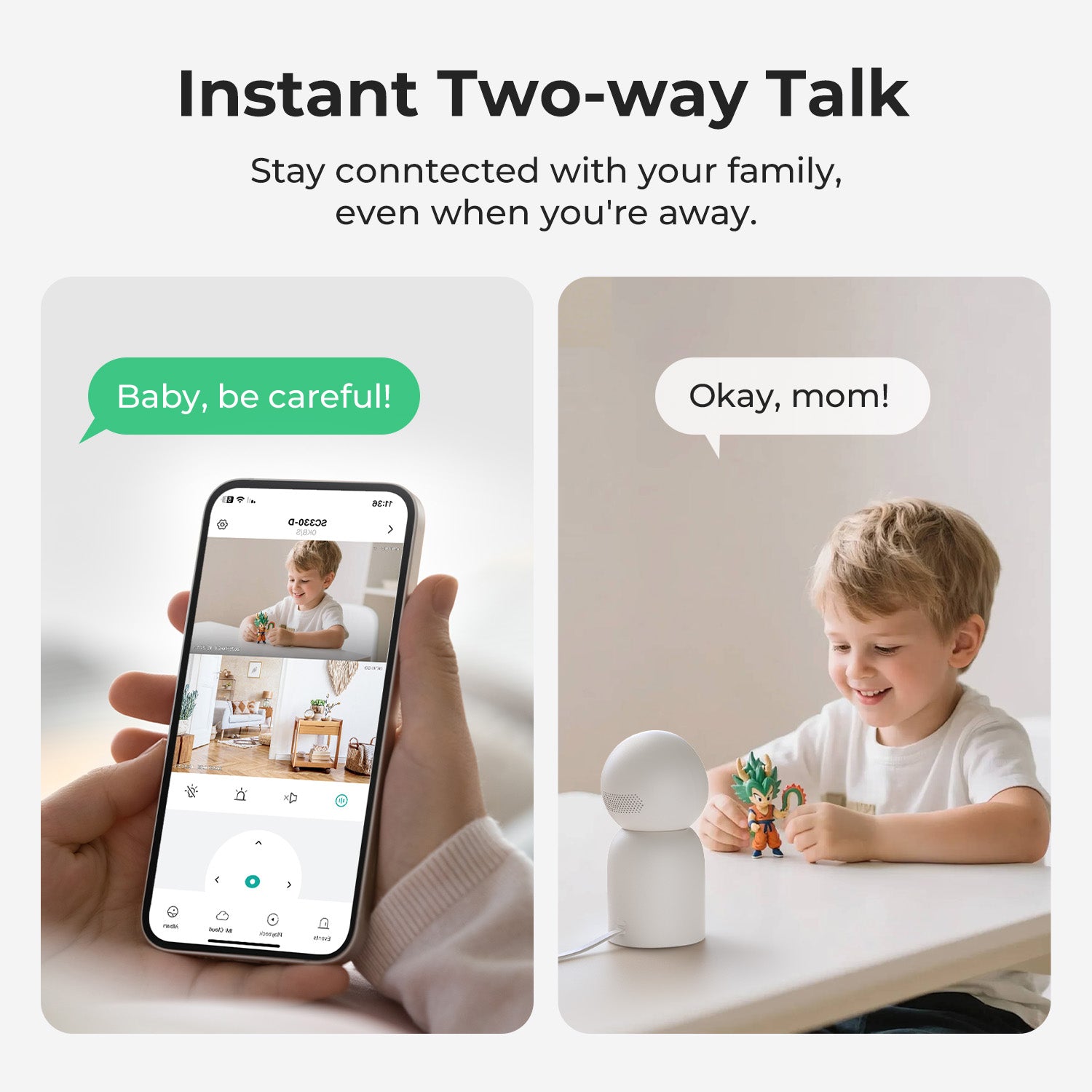 IMILAB SC330-D 3K+3K WiFi Plug-in Indoor Camera