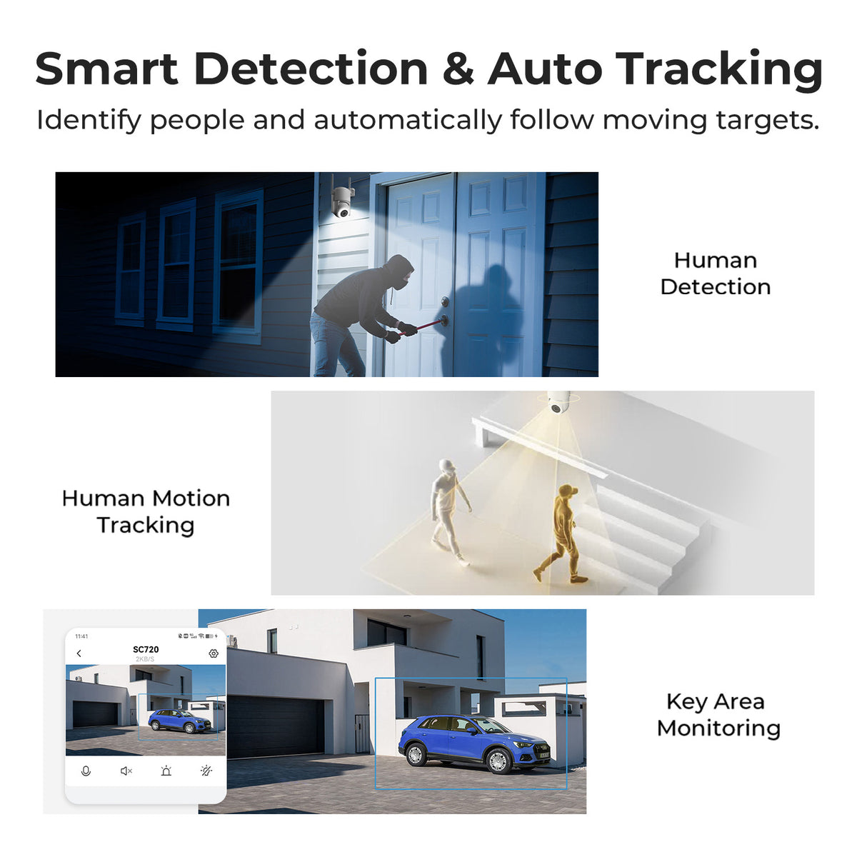 IMILAB SC720 2K WiFi Plug-in Outdoor Camera