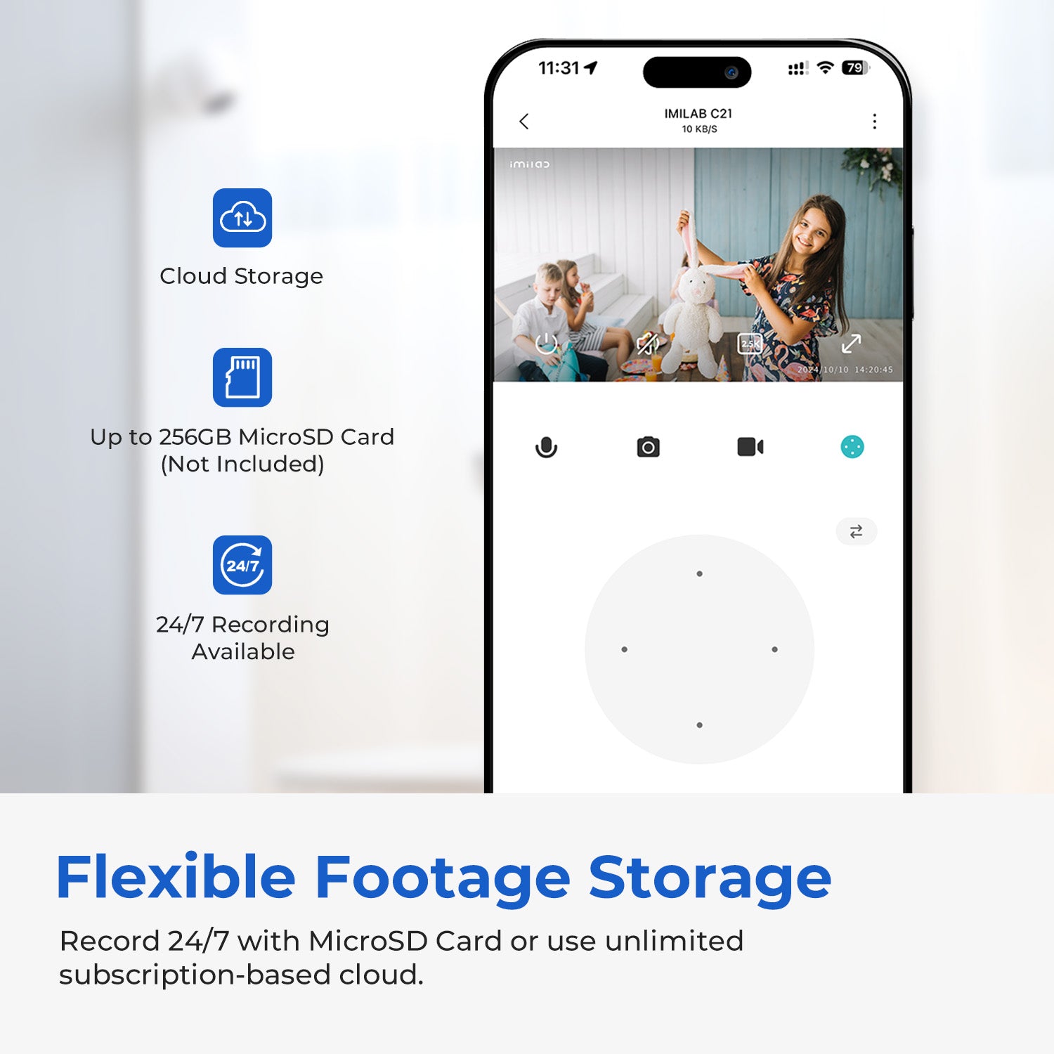 IMILAB C21 2.5K WiFi Plug-in Indoor Camera