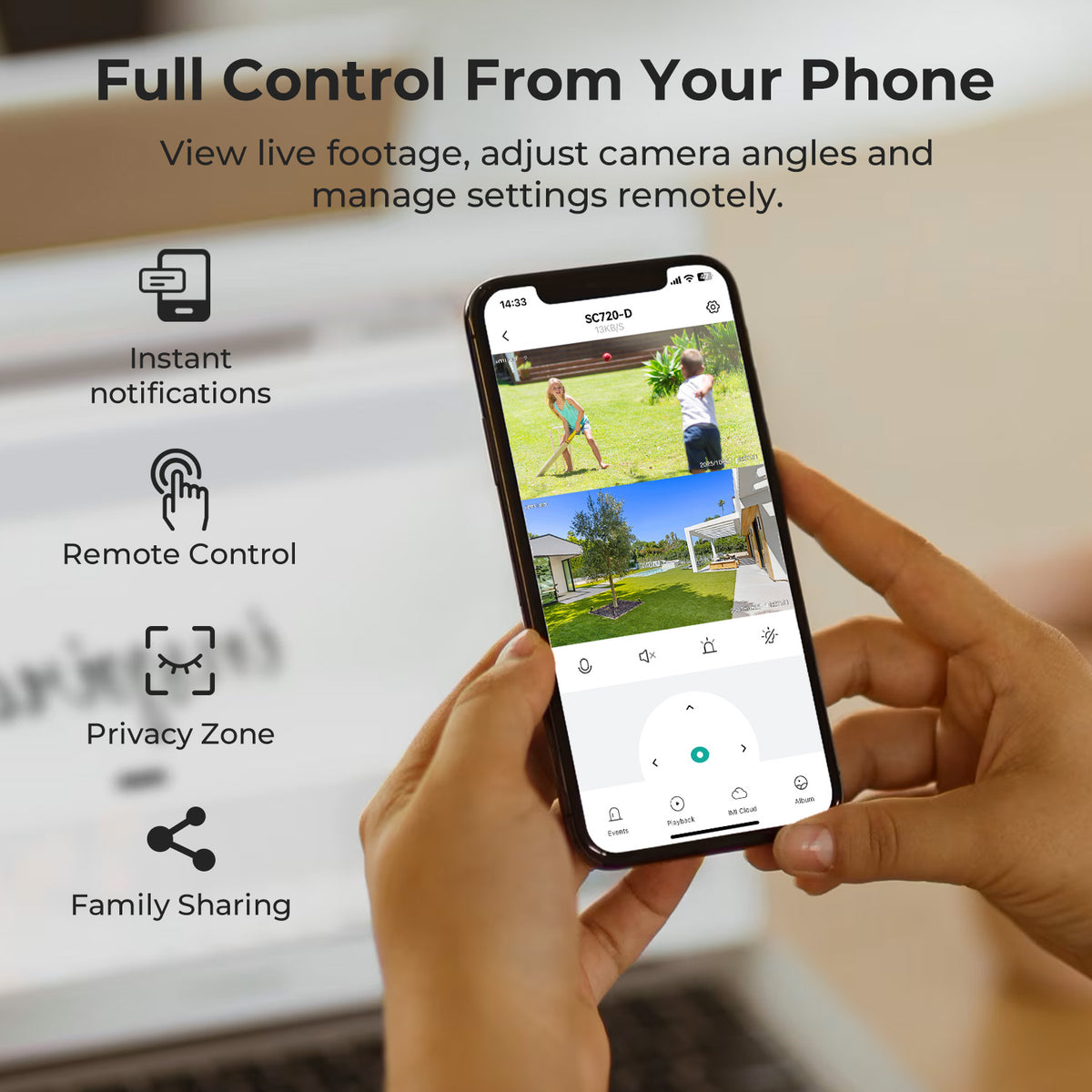IMILAB SC720-D 2K+2K WiFi Plug-in Outdoor Camera