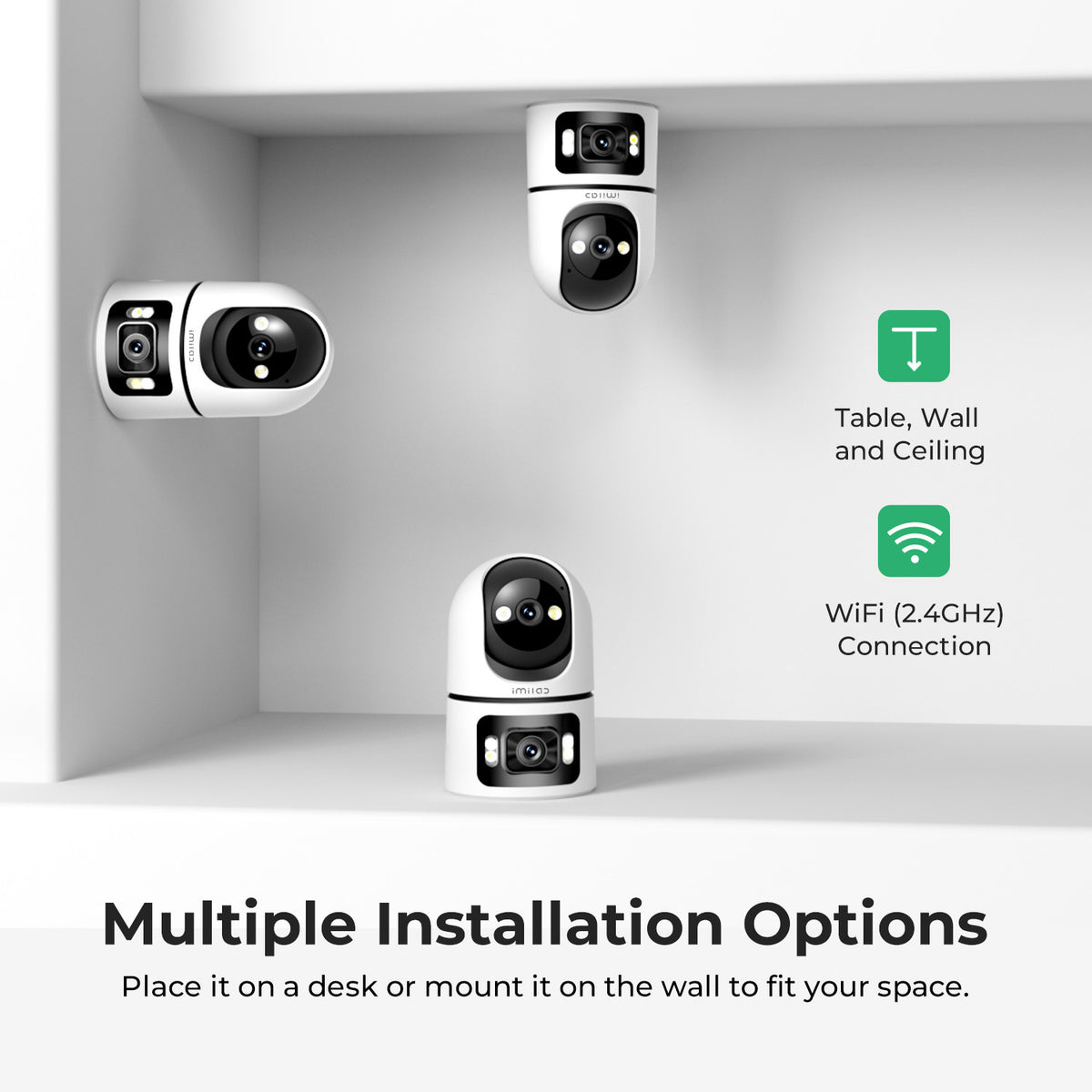 IMILAB SC320-D 2K+2K WiFi Plug-in Indoor Camera