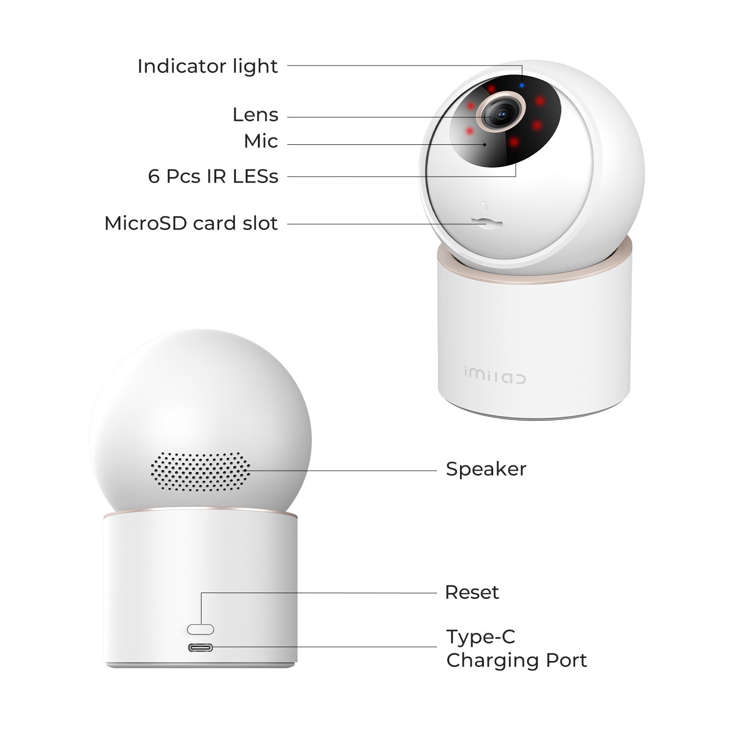 IMILAB C40 4K WiFi Plug-in Indoor Camera