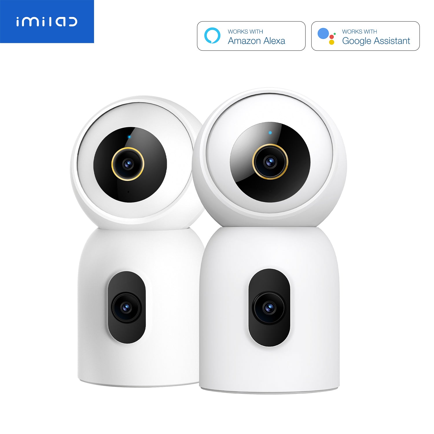 IMILAB C30 Dual 3K+3K WiFi Plug-in Indoor Camera