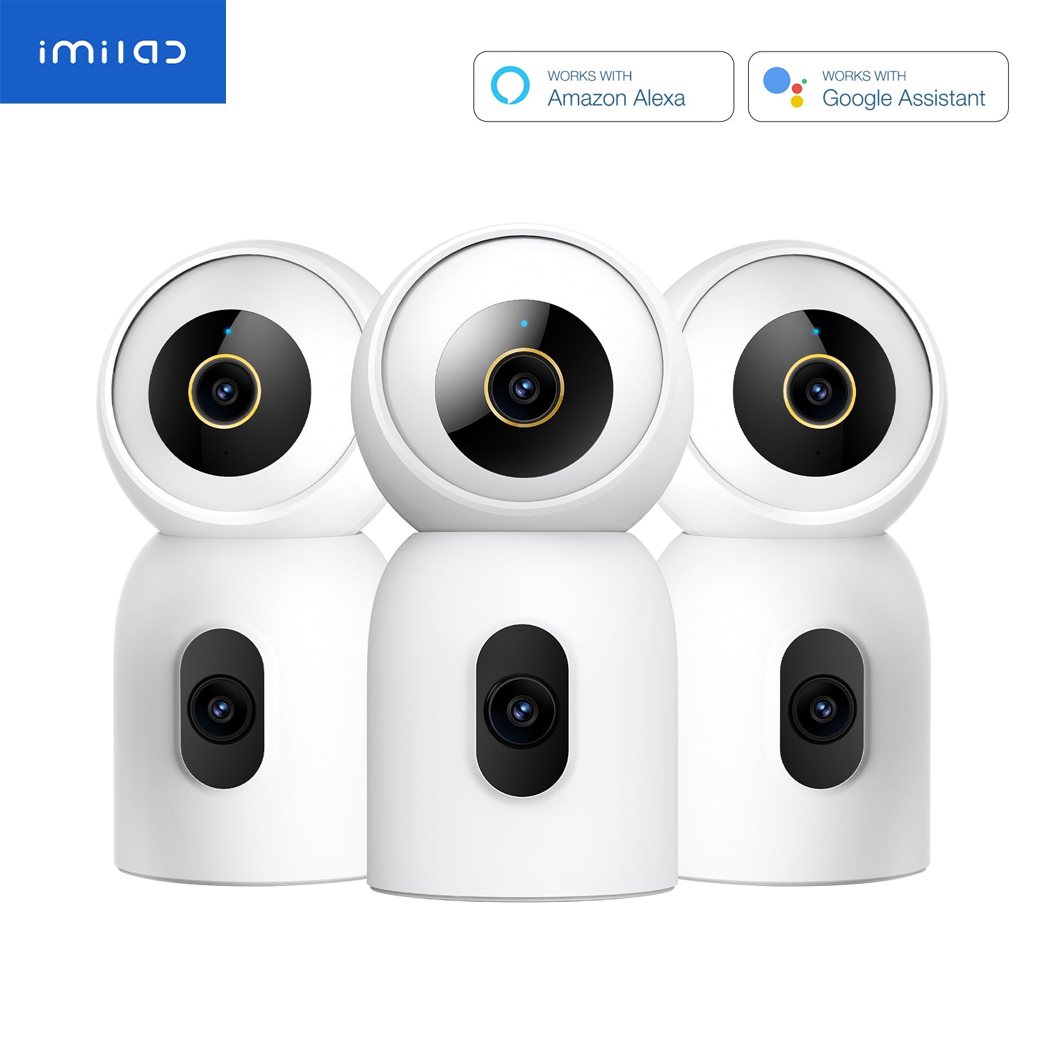 IMILAB C30 Dual 3K+3K WiFi Plug-in Indoor Camera