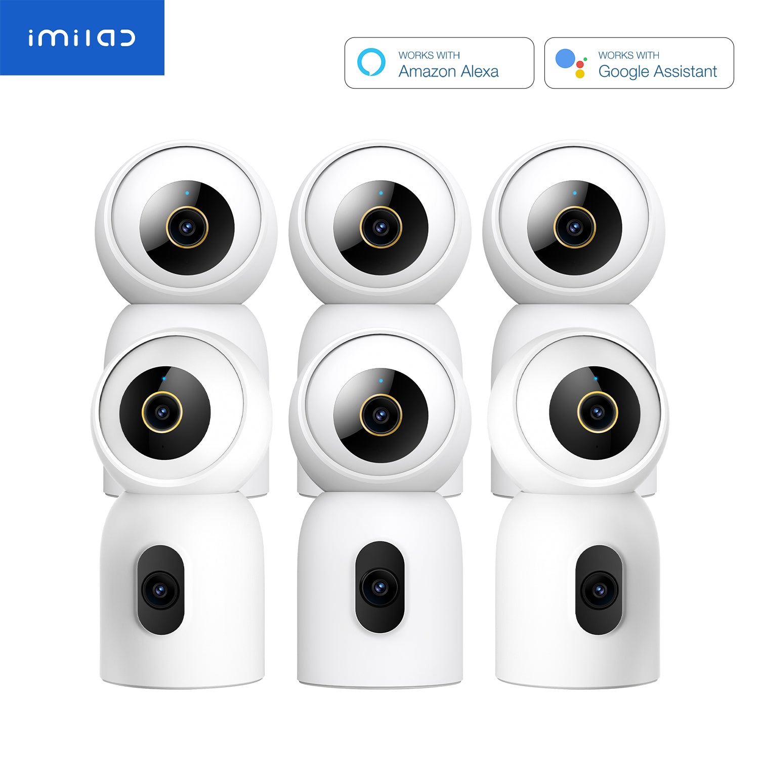 IMILAB C30 Dual 3K+3K WiFi Plug-in Indoor Camera