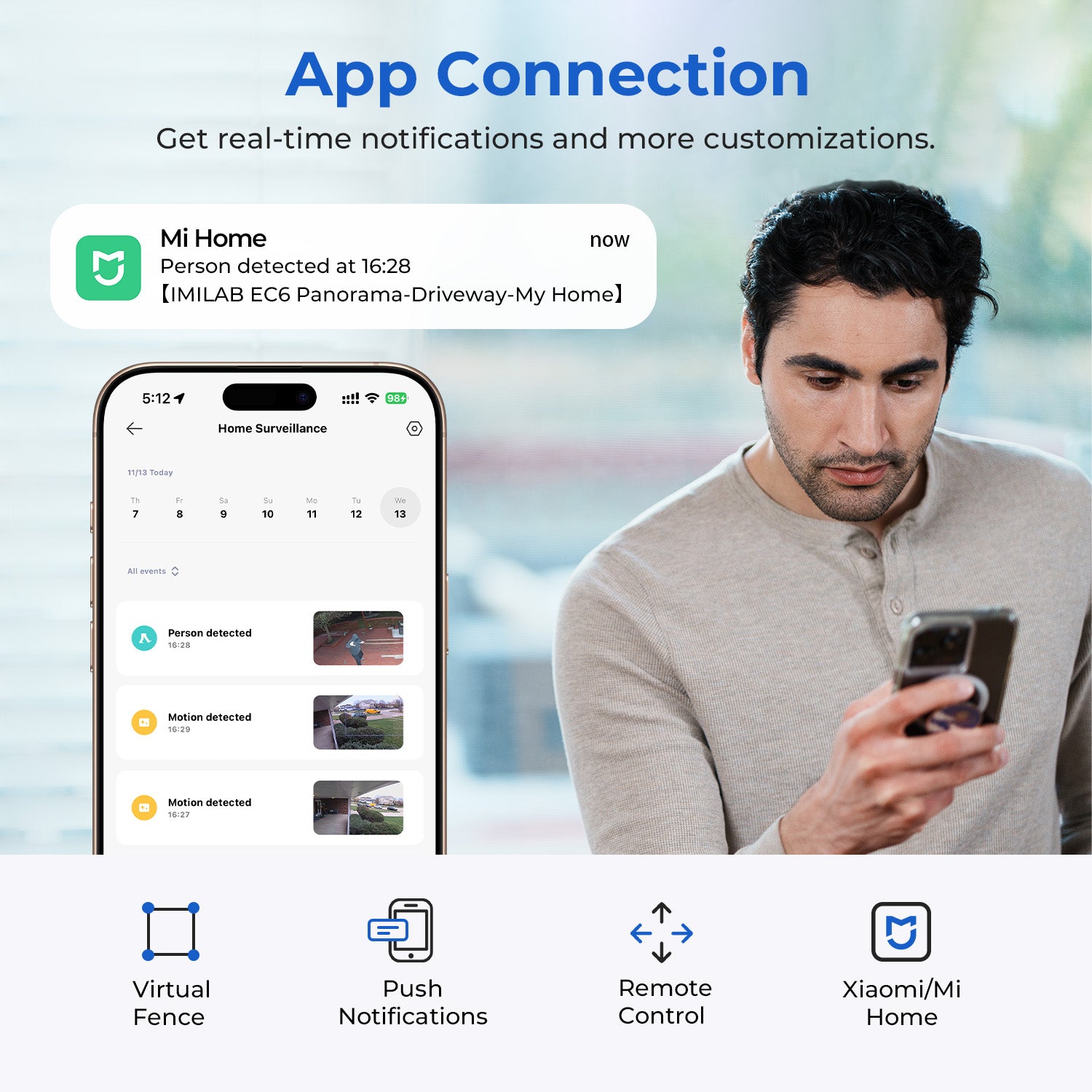 IMILAB EC6 Panorama 3.5K WiFi Plug-in Spotlight Camera