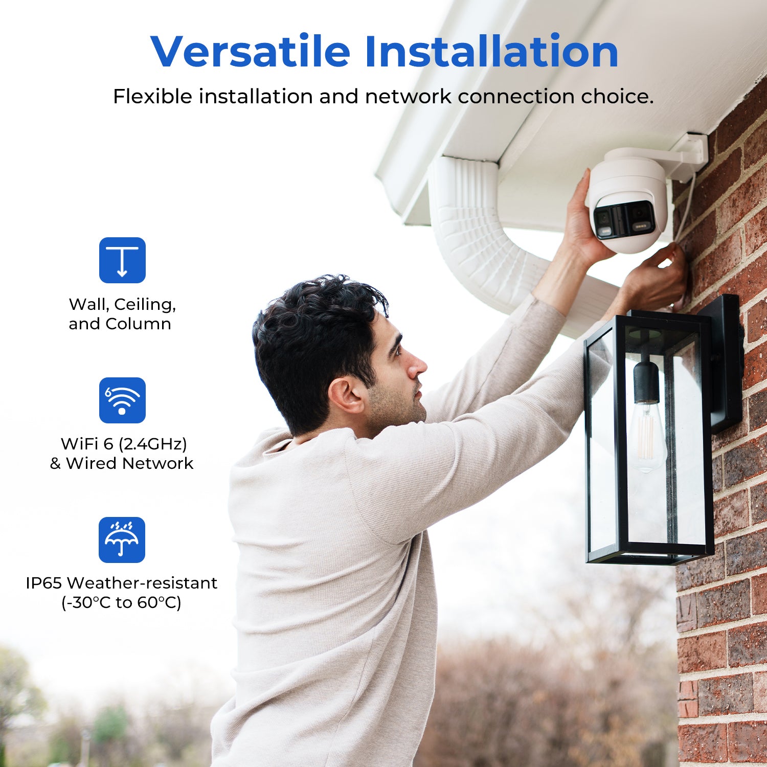 IMILAB EC6 Panorama 3.5K WiFi Plug-in Spotlight Camera