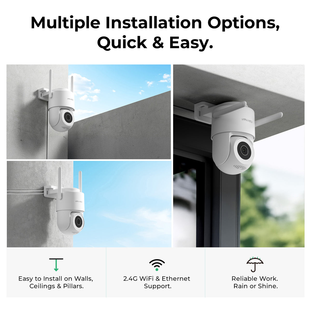IMILAB SC720 2K WiFi Plug-in Outdoor Camera