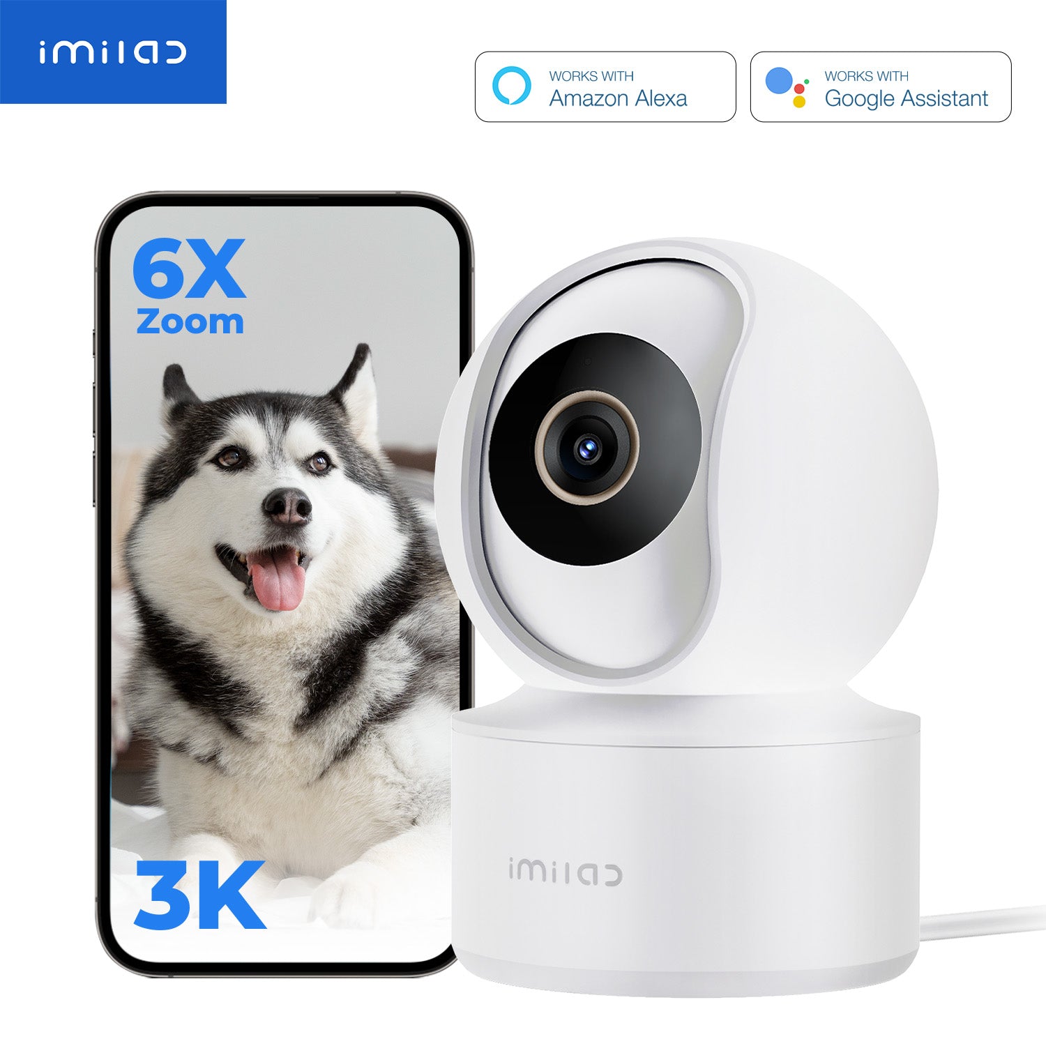 IMILAB C22 3K WiFi Plug-in Indoor Camera