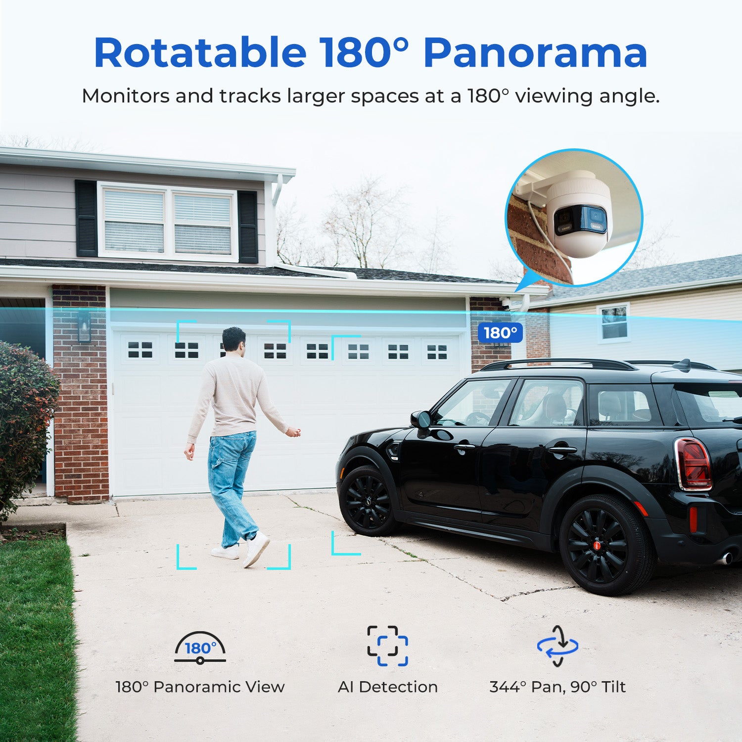 IMILAB EC6 Panorama 3.5K WiFi Plug-in Spotlight Camera