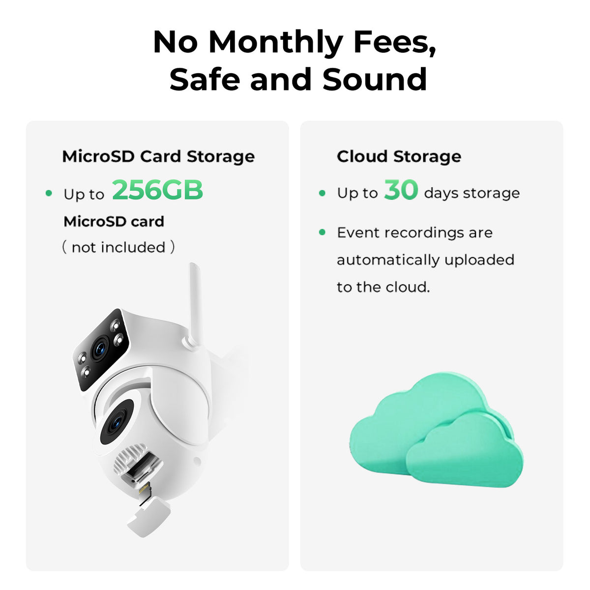 IMILAB SC720-D 2K+2K WiFi Plug-in Outdoor Camera