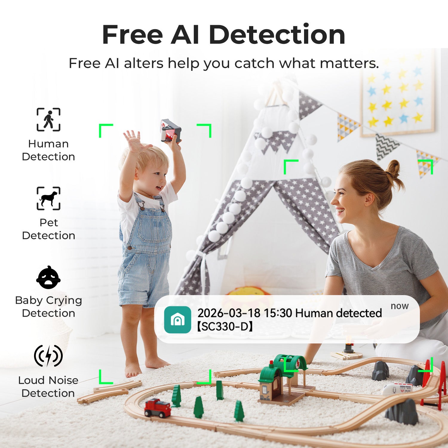 IMILAB SC330-D 3K+3K WiFi Plug-in Indoor Camera