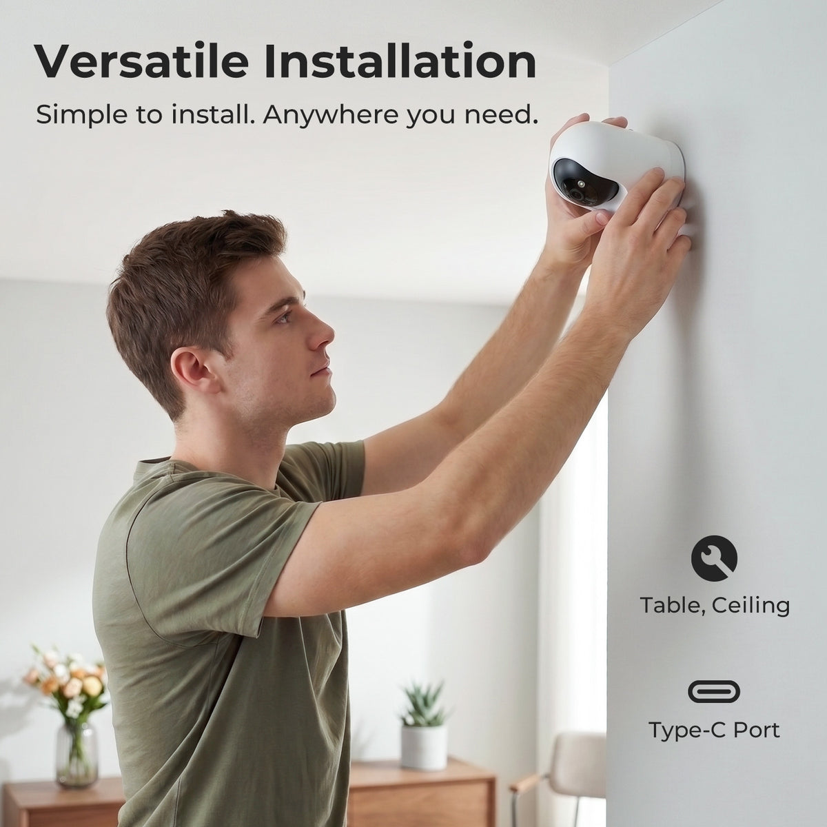 IMILAB SC320 2K WiFi Plug-in Indoor Camera