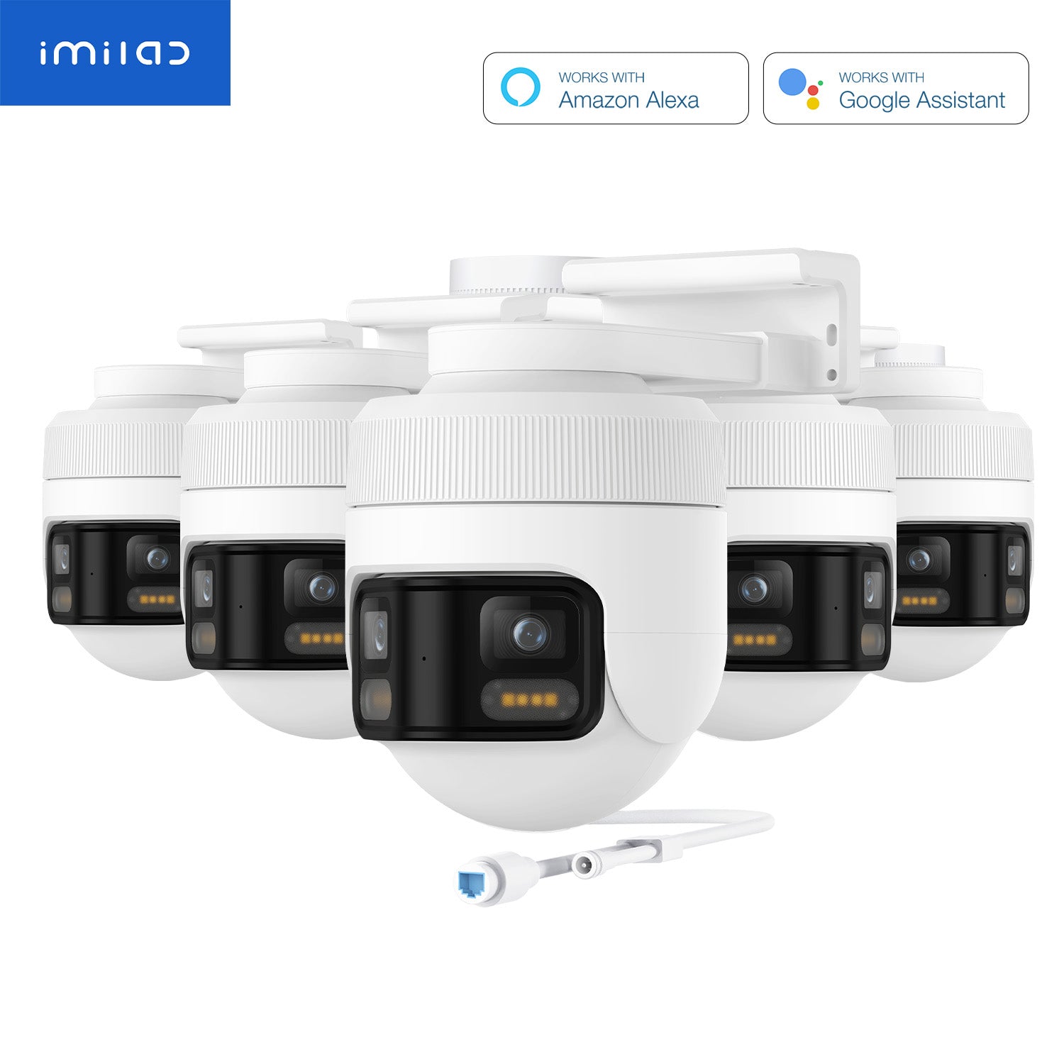 IMILAB EC6 Panorama 3.5K WiFi Plug-in Spotlight Camera