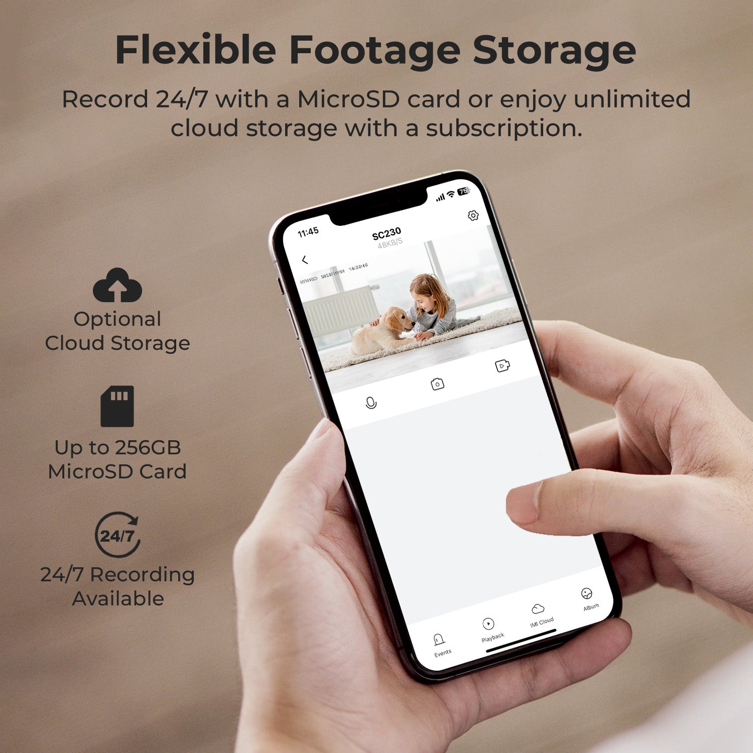 IMILAB SC230 2.5K WiFi Indoor Security Camera